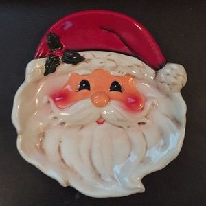 Vintage Christmas cookie plate